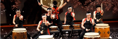 Japanese drummers from Tamagawa University in Tokyo